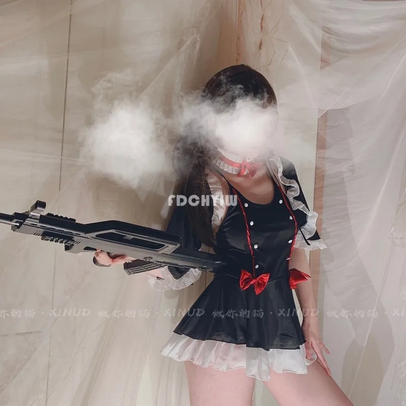 

Sexy Love Live Cosplay Costumes Perspective Lingerie Underwear Set Maid Classical Erotic Lace Outfit SM Porno Suit for Women