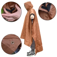outdoor mens women lightweight hiking portable spring raincoat mountaineering backpack cover waterproof long camping equipment