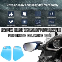 motorcycle rearview mirror protective film hd for honda goldwing 1800 gl1800 gl 1800 2018 2020 rearview mirror waterproof film