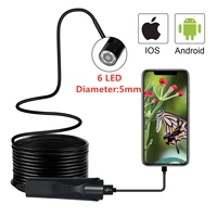3 9mm5 5mm wifi endoscope camera for cars android iphone ios 1080p hd ip67 waterproof wireless borescope with 6 led
