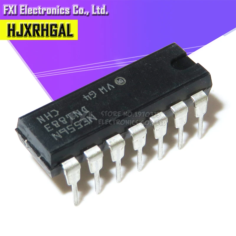 10 шт. NE556N NE556 DIP14 DIP