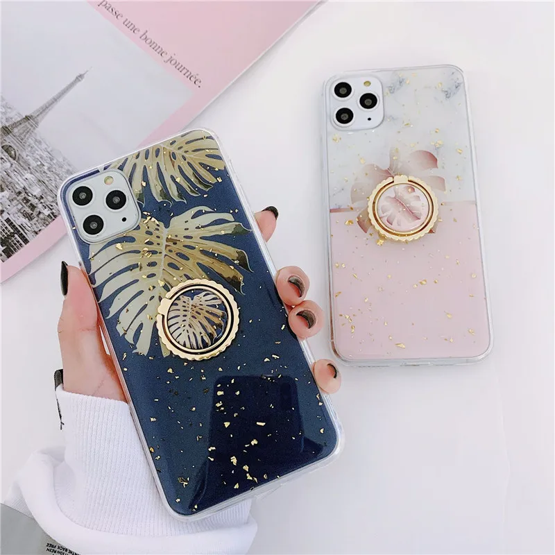Держатель для Iphone Xs роскошный Tpu 360 Полный Мобильный телефон Аксессуары iPhone 6 7 8 Plus