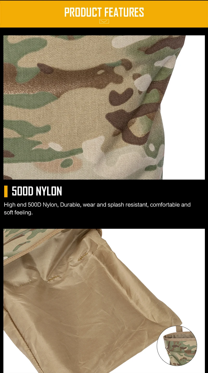 IDOGEAR MOLLE Magazine Dump Pouch Тактический Магнитный Drop Pouch Recycling Bag сумка для хранения 3550