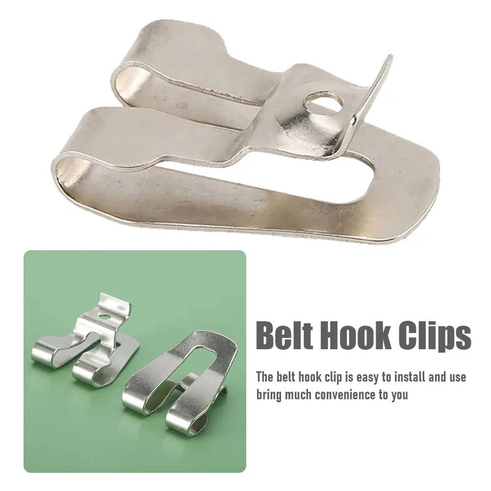 

10pcs Manganese Steel Belt Hook Clips Replacement Electric Drill Fit For DCD740B Power Tool Waist Buckle Hook