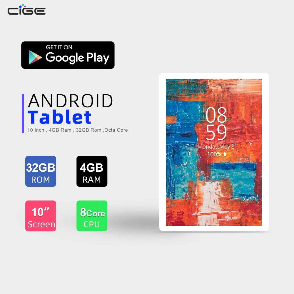 

2021 новый супер 2.5D Закаленное стекло 10 дюймов 4G LTE планшетный ПК Octa Core 4 Гб RAM 32 ГБ ROM 1280x80 0 IPS 5.0MP WiFi Bluetooth