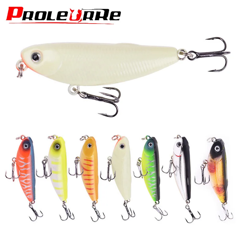 

1Pcs Topwater Pencil Fishing Lures 5cm 5.5g Trolling Minnow Wobblers Crankbait Isca Bass Artificial Hard Bait Swimbait Tackle