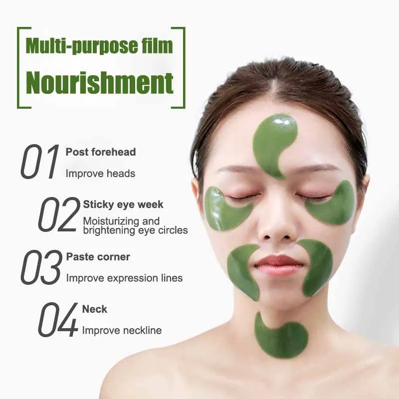 60 шт. патчи для глаз с коллагеном Корейская маска против морщин темные круги