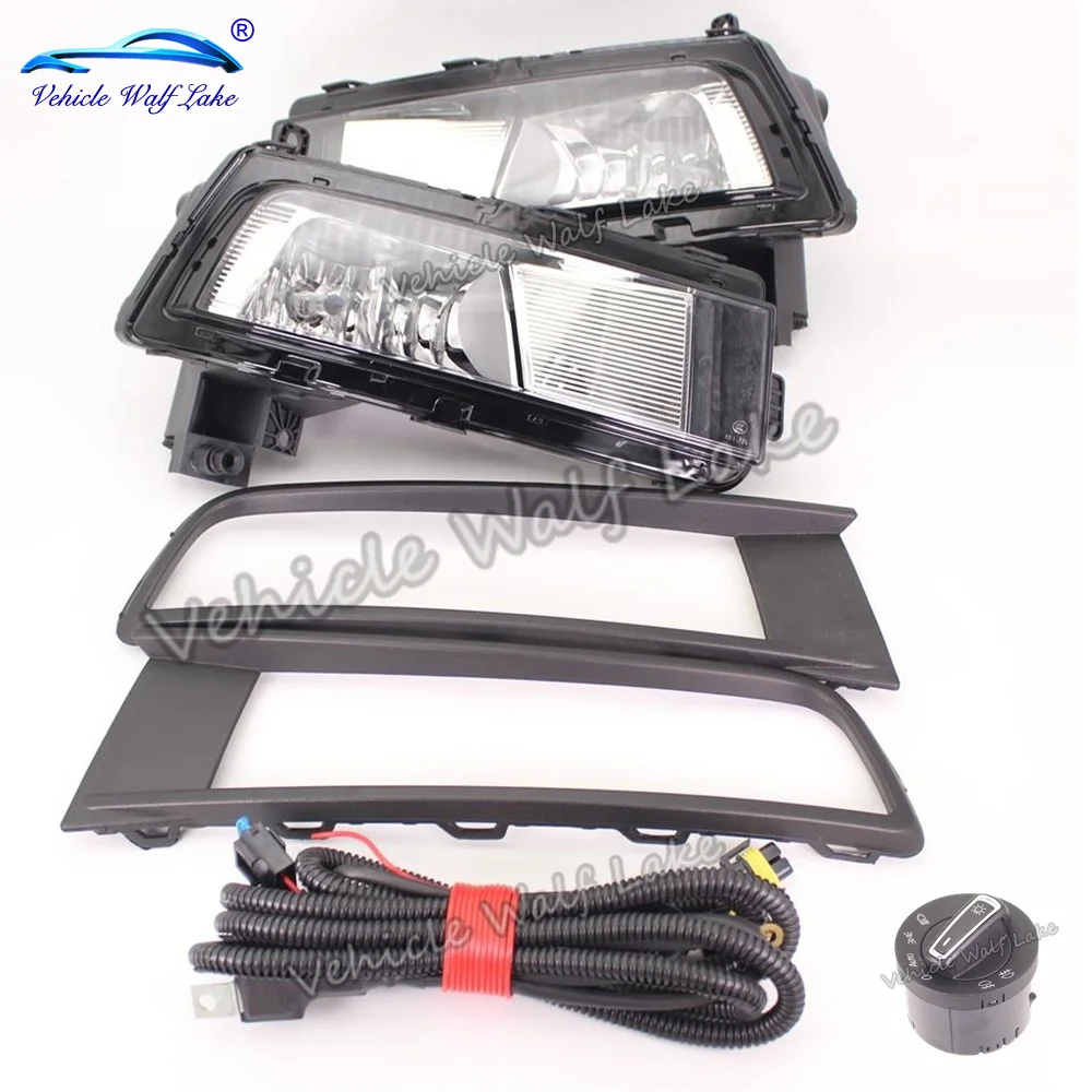 

Для VW Touran 2015 2016 2017 2018 2019 2020 авто-Стайлинг туман светильник с лампой лампы + туман решетка + провод + переключатель