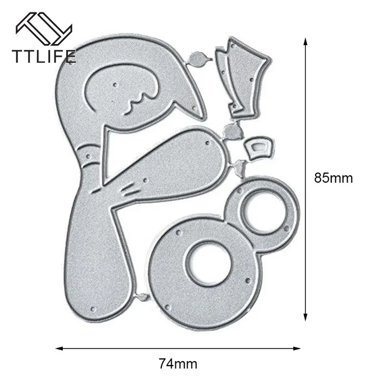 TTLIFE Вырубные штампы для скрапбукинга и открыток трафарет тиснения вырубной