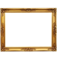 solid wood oil painting frame photography props decorative frame ancient carved floor mirror frame