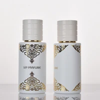2pcs 50ml black white travel refillable atomizer spray perfume glass empty bottle portable transparent compact size refillable
