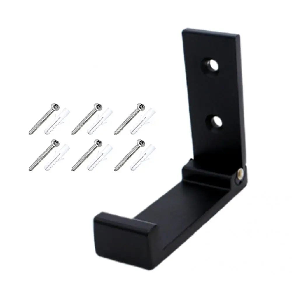 

Easy to Install 6Pcs Useful Folding Wall Rack Hook Holder Stable Towel Hanger Retractable for Closet