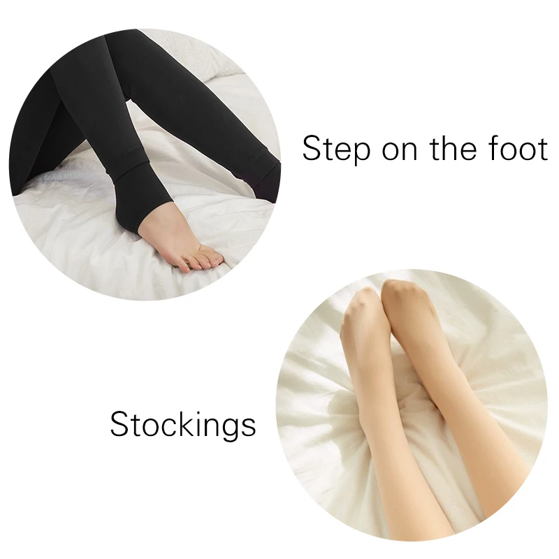 Женские зимние колготки ATHVOTAR Осенние Чулочные изделия черные Medias нейлоновые