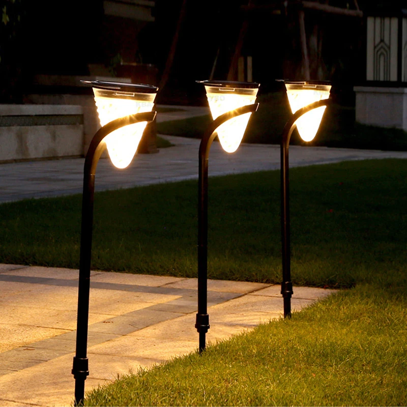 

7 Kleur Outdoor Waterdichte Led Solar Sensor Lichten Ingebouwde Stakes Licht Up Auto Tuin Gazon Camping Lamp Power-Saving