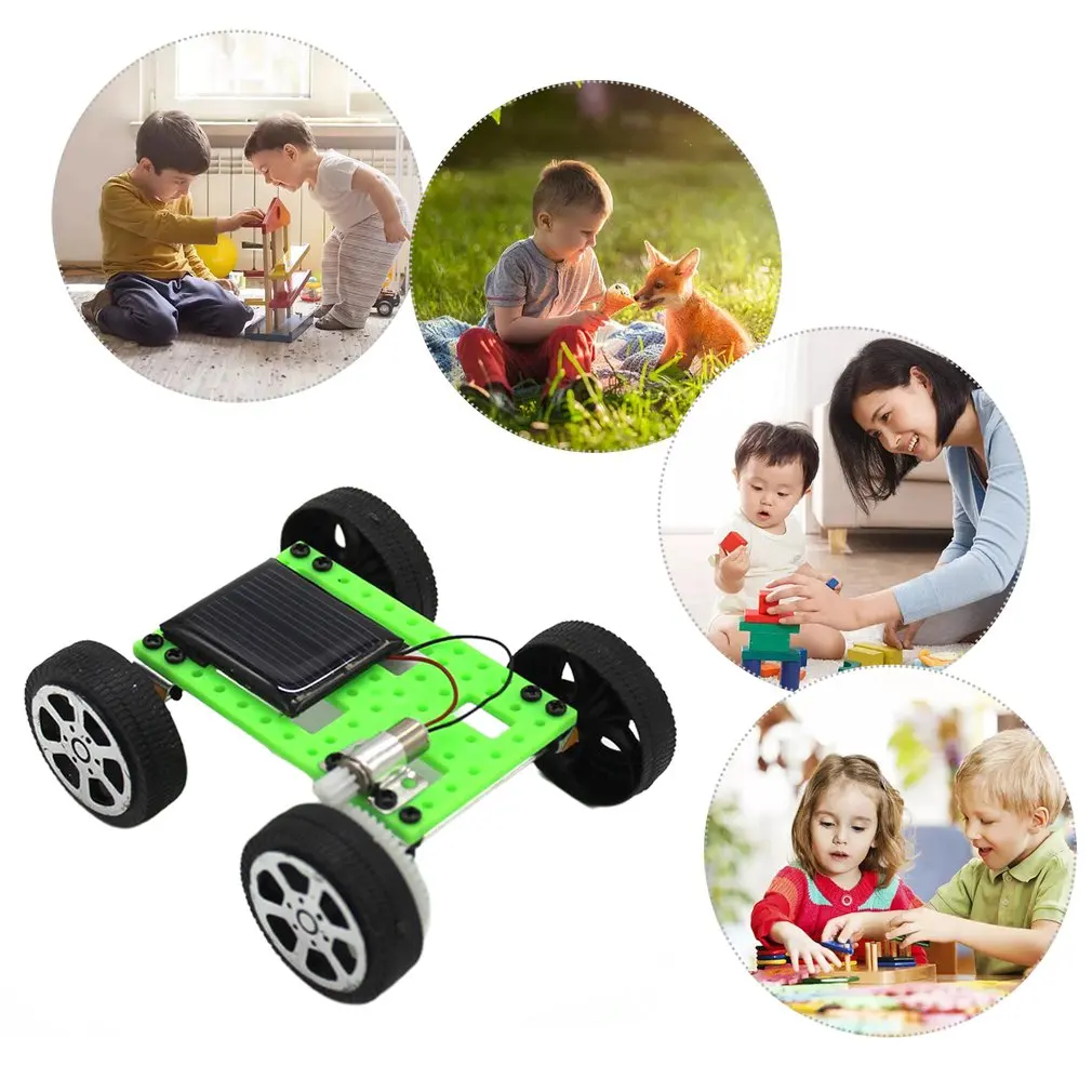 

Solar Toy Mini Portable Powered Toy Solar Car Educational Funny Toy Hobby Christmas Gift For Children With Solar Panels