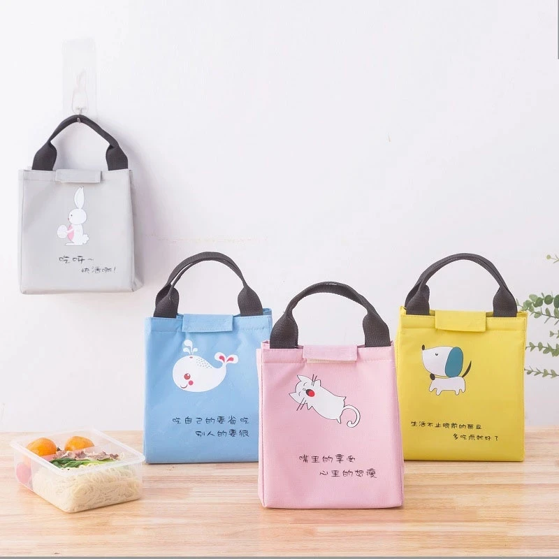 

Animal Cartoon Insulated Lunch Bag For Women Kids School office Fresh-keeping Cooler Bag Picnic Waterproof Food Storage Bag