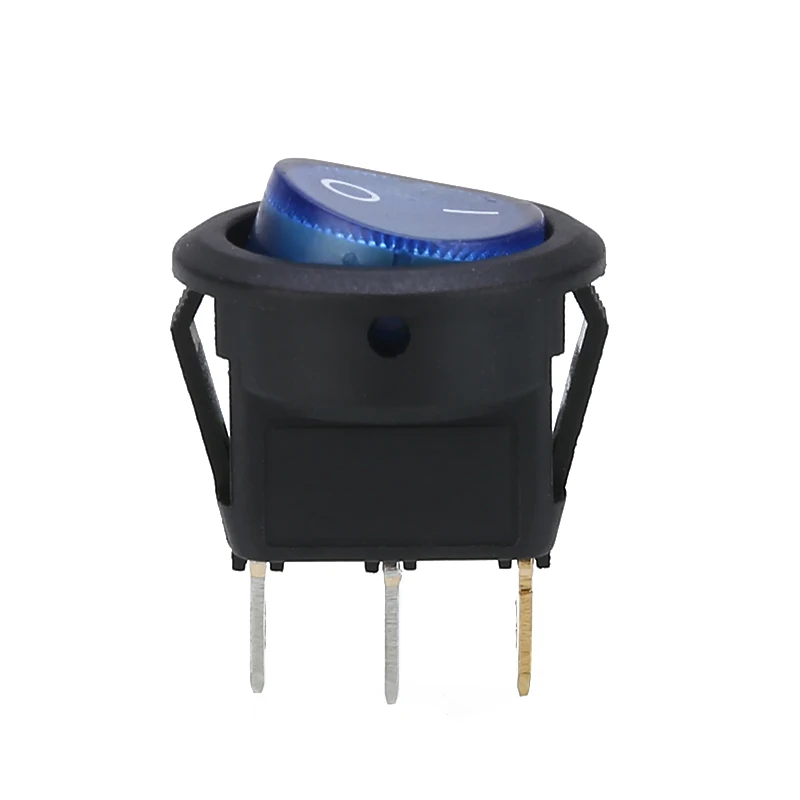 5 шт. Электрический мини круглый Кулисный Переключатель ВКЛ/ВЫКЛ для автомобиля