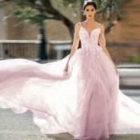elegant lilac purple wedding dress v neck sleeveless spaghetti straps floor length backless beading applique %d1%81%d0%b2%d0%b0%d0%b4%d0%b5%d0%b1%d0%bd%d0%be%d0%b5 %d0%bf%d0%bb%d0%b0%d1%82%d1%8c%d0%b5