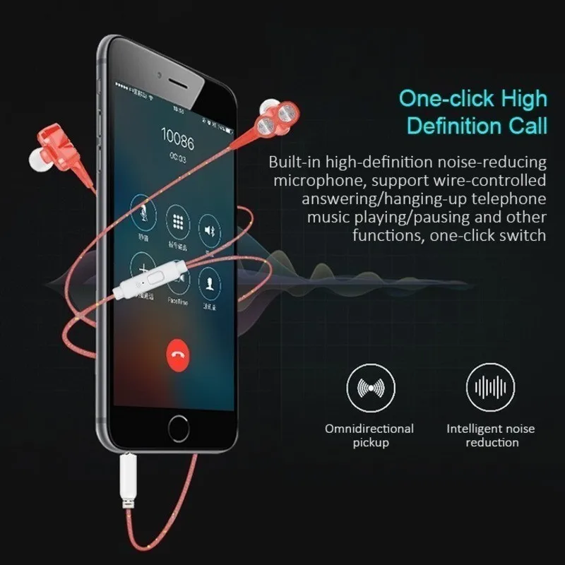 CHYI в ухо спортивные наушники с микрофоном дешевые 3 5 мм универсальный игровой