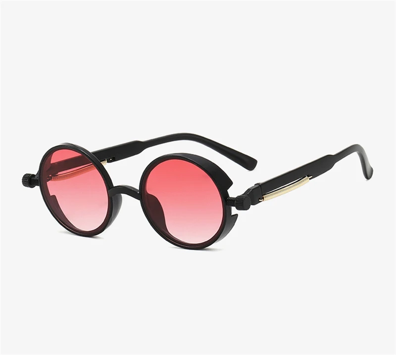 2019 Горячие Новые стимпанк Солнцезащитные очки Европа и США круглая прозрачная