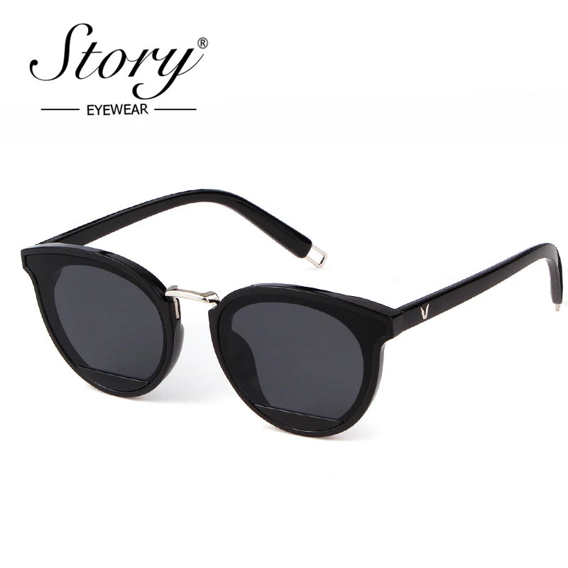 Классические солнцезащитные очки кошачий глаз STORY 2018 для женщин брендовые