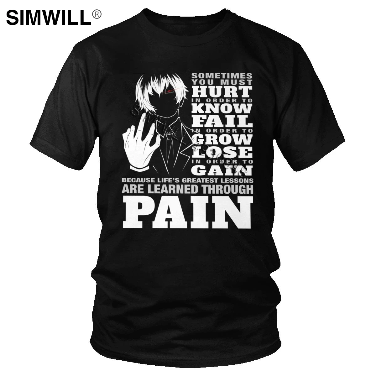 

Awesome Manga Tokyo Ghoul Tees Men's Breathable Short Sleeves 100% Cotton T-shirt Japanese Anime Kaneki Ken T Shirt Gift Idea