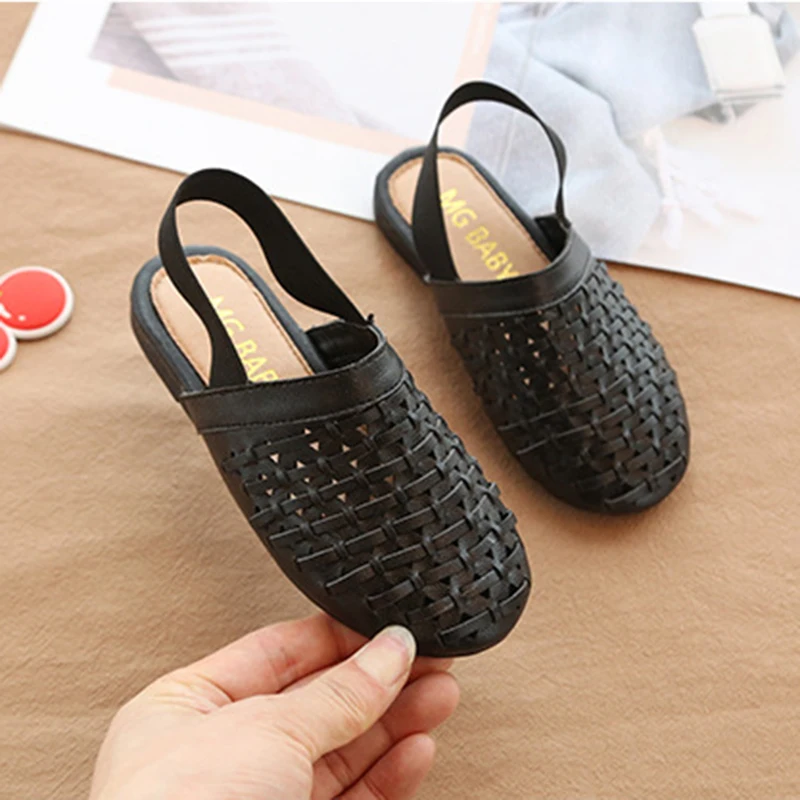 Летние сандалии для девочек С петлей на пятке Детская одежда платье принцессы в