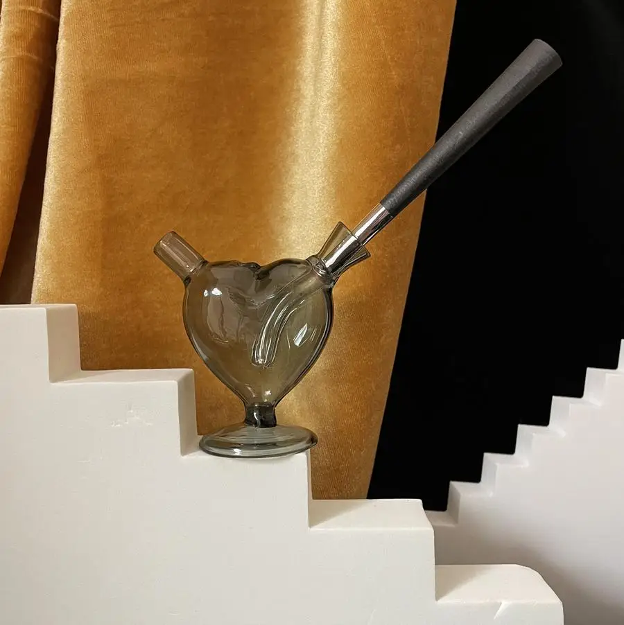 Розовый барботер в форме сердца | Дом и сад