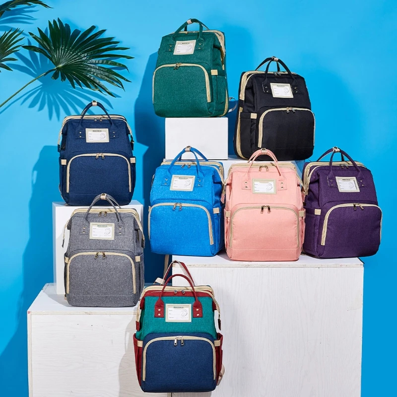 

Сумка для подгузников с портативной люлькой комбинированная 3 в 1 расширяющаяся сумка для подгузников для кормления многофункциональная до...