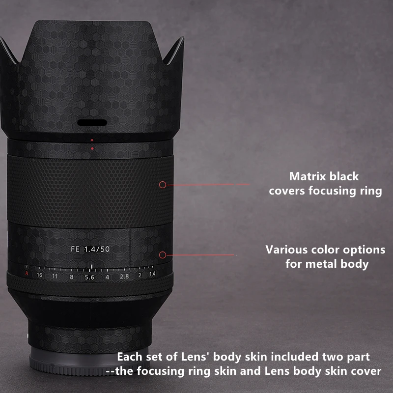 SEL50F14Z 50 1.4 Lens Cover Skin For Sony Planar T* FE 50mm F1.4 ZA Decal Protector Coat Wrap Sticker Film | Электроника