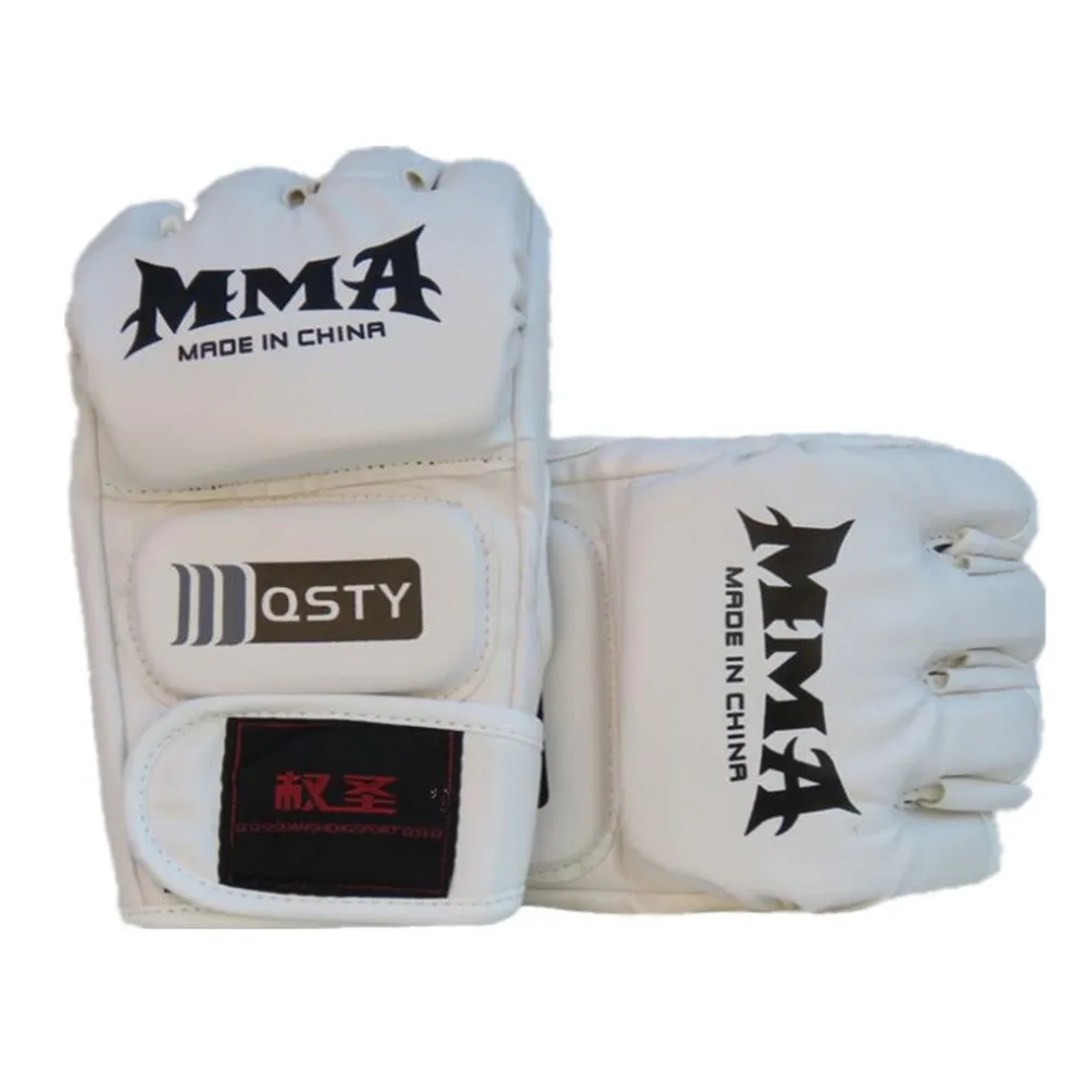 

Half Gloves Hand Wraps Thai Muay Thai Hand Gloves Trainings Adjustable