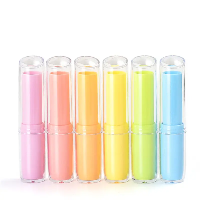 

5Pcs/lot Lipstick Scrub Gloss Tube Cool Lip Balm Containers Empty Cosmetic Contaniers Lotion Glue Stick Clear Travel Accessories