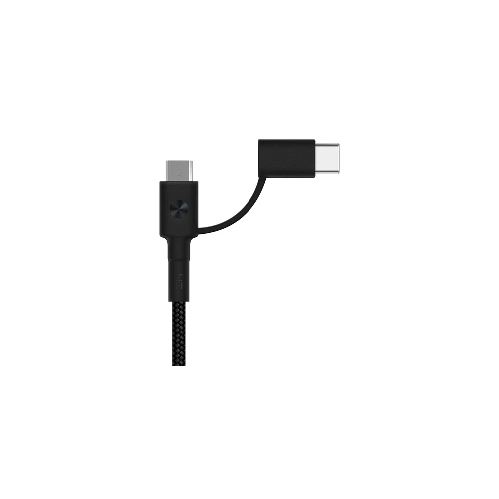 Кабель ZMI USB/Micro/Type-C 2в1 AL403 100см черный
