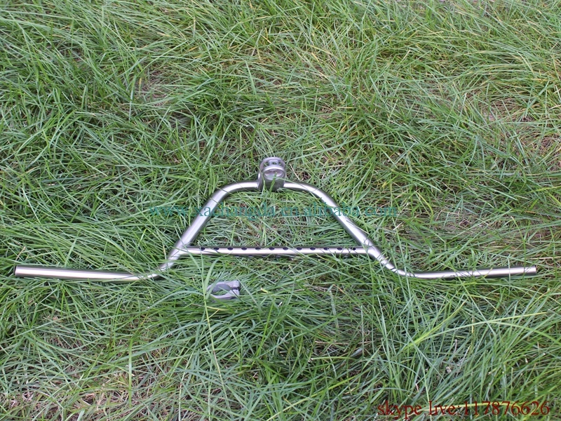 Титановая ручка для велосипеда bmx с титановым зажимом пользовательская