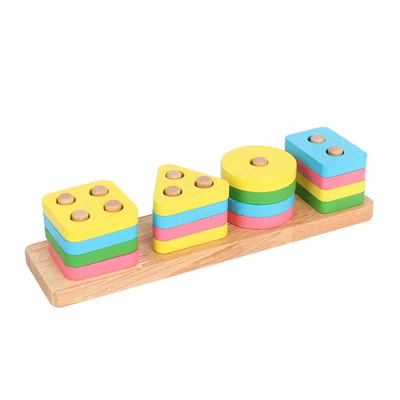 

Ruizhi Children Wooden Montessori Toy Geometry Jigsaw Toy Baby Learning Education Puzzle Infant Sensory Training Kids Toy RZ1145