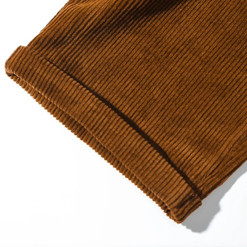 

Couple Vintage Corduroy Pants Men Spring Pants Casual Loose Staight Trousers Mens Elastic Waist Sport Pant Male Trousers Thick
