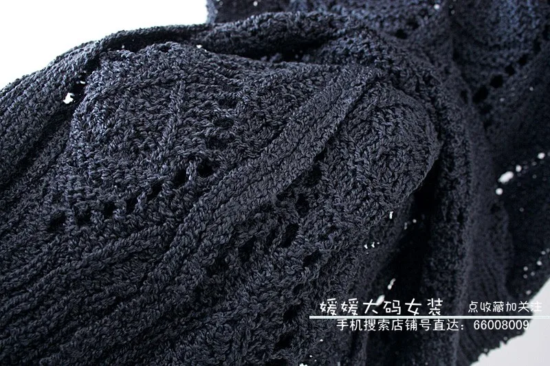 

Asymmetry Button Knitted Vests For Women 2021 Summer Plus Size V-Neck Casual Waistcoat Hollow-out Split Female Long Vest Autumn