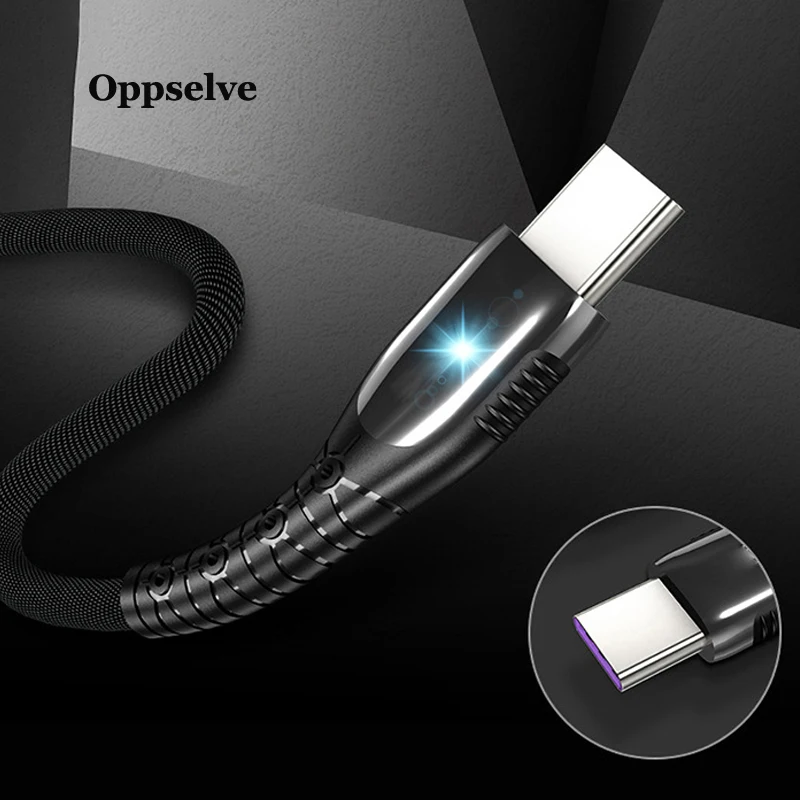 

USB Type C Cable for xiaomi redmi k20 pro Huawei P30 20 USB-C Mobile Phone Fast Charge Cable for oneplus 7 pro Type-C Cable Cord