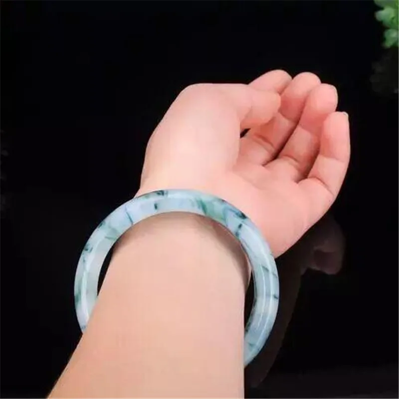 Natural Jade Bangle Women's Bracelet Charm Jewellery Fashion Accessories Women Men Gifts 54mm-64mm | Украшения и аксессуары