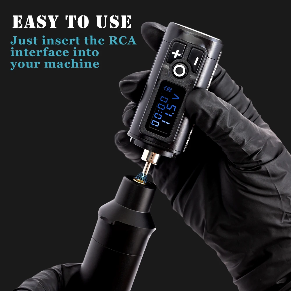 Ambition G4 Wreless Tattoo Battery RCA Interface Adapter 1950amh Life 6 8 часов|Блок питания для тату-машинки| |