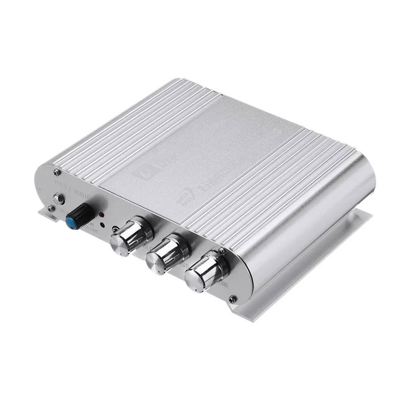 Автомобильный DX-210 2 1 канальный усилитель мощности басов Hi-Fi стерео динамик 12 В