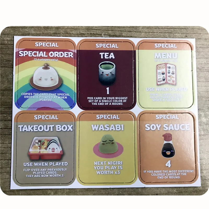 Настольная игра суши Базовая/вечерние 2 5 игроков для семьи вечерние/подарка