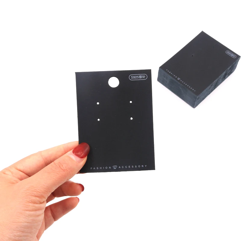 

Серьги-подвески из черной бумаги, 6 х8 см, 100 шт./лот