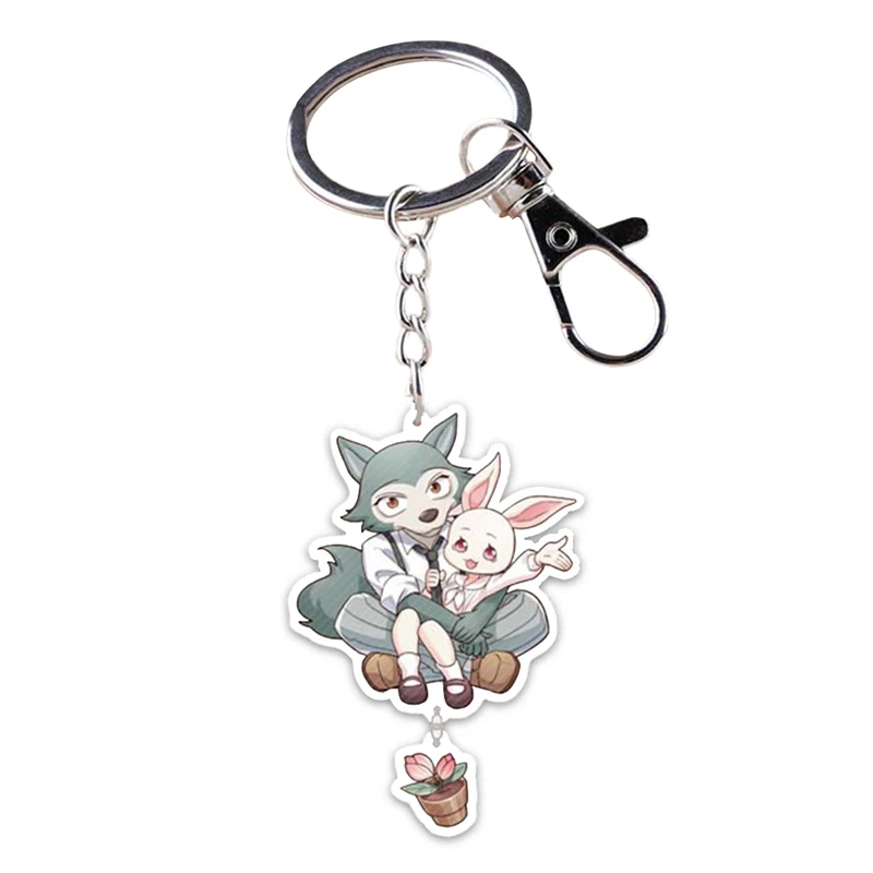 Аниме BEASTARS Legosi брелок кулон Косплей двусторонний акриловый брелок|Брелоки| |