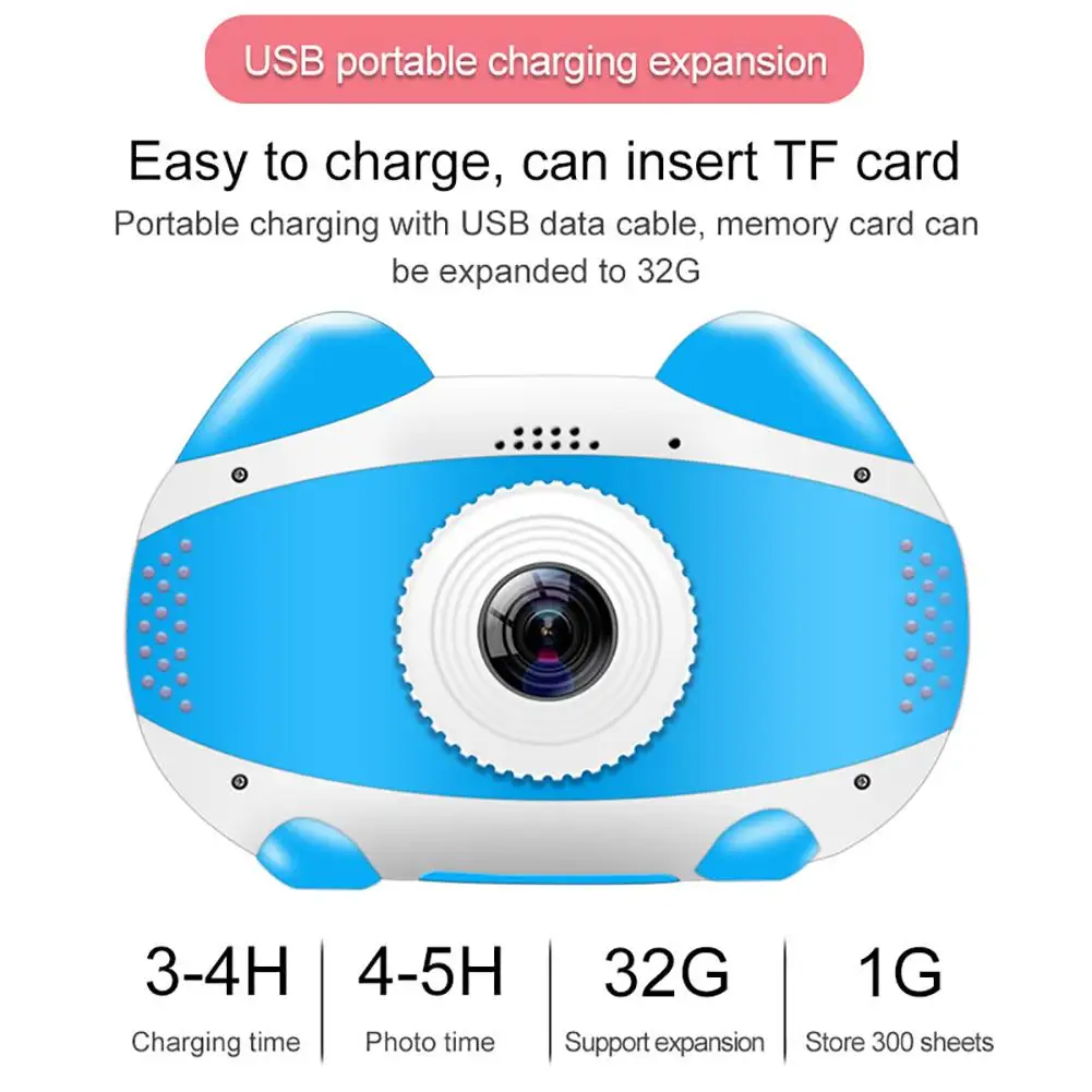 Новейшая Мини WiFi камера детские развивающие игрушки для детей подарки на день рождения цифровая камера 1080P проекционная видеокамера