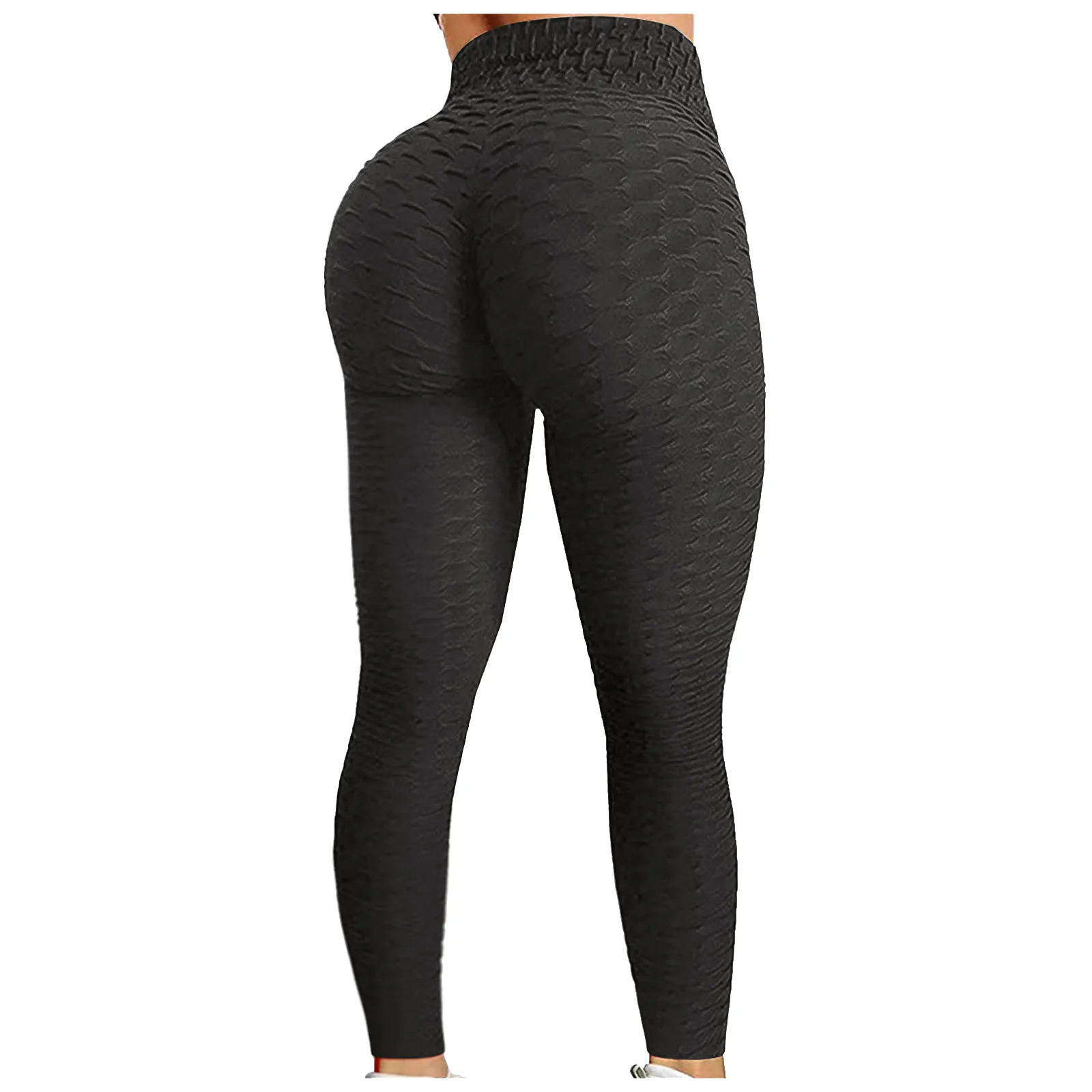 

fashionable Plus Size Women's trousers leggings High Waist Exercise Fitness booty Lifting Running Pants solid breathable Pants