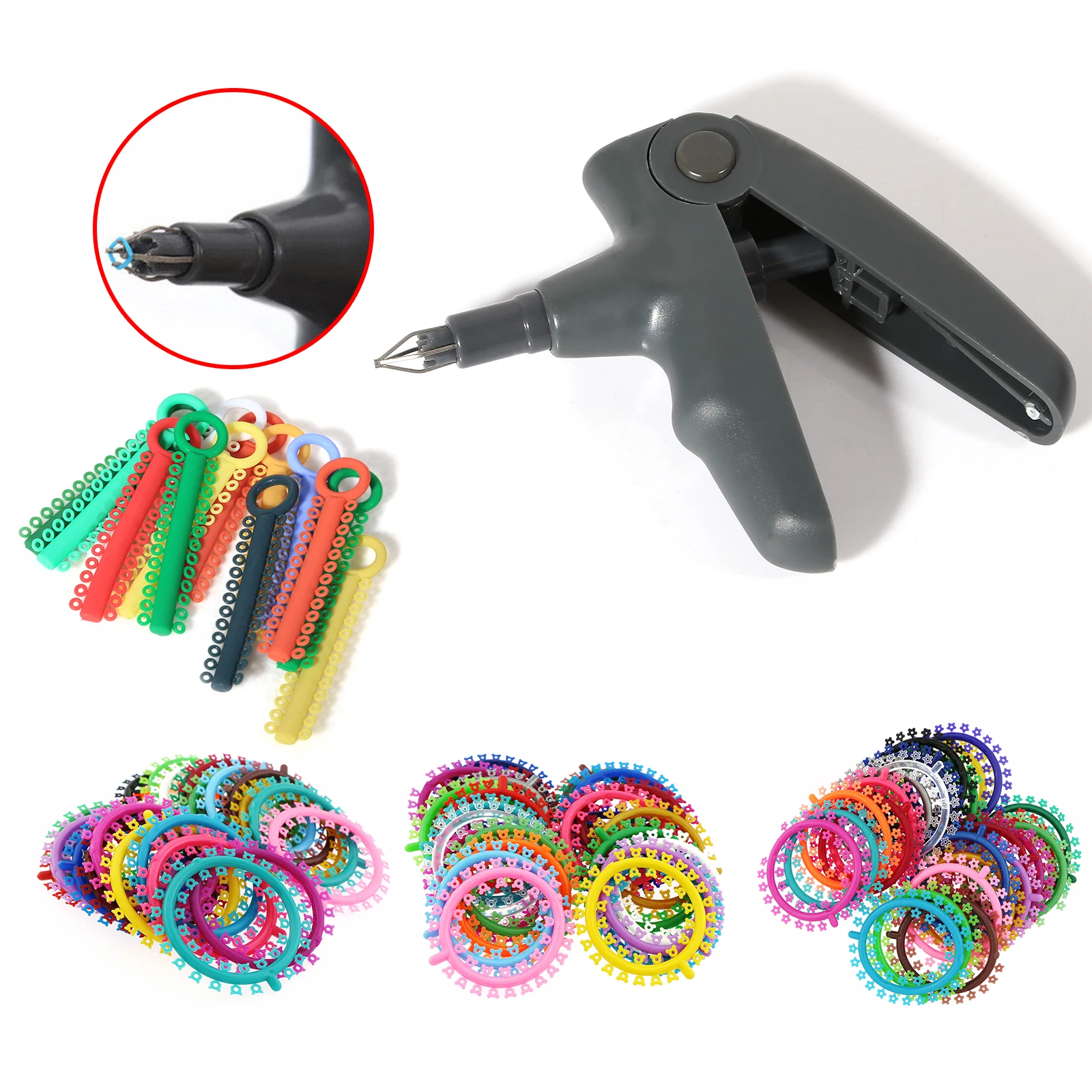 Стоматологические принадлежности эластичные резинки для зубов кольцо