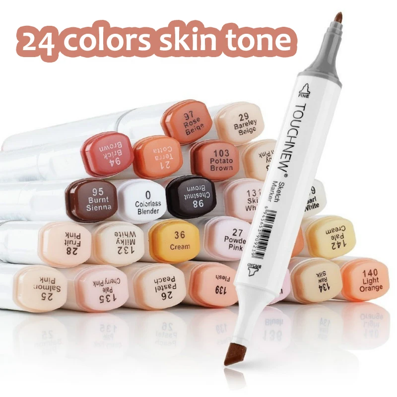 12/24 шт. маркер для белой доски смешанной кожи Цвет художественный щетки ручка арт