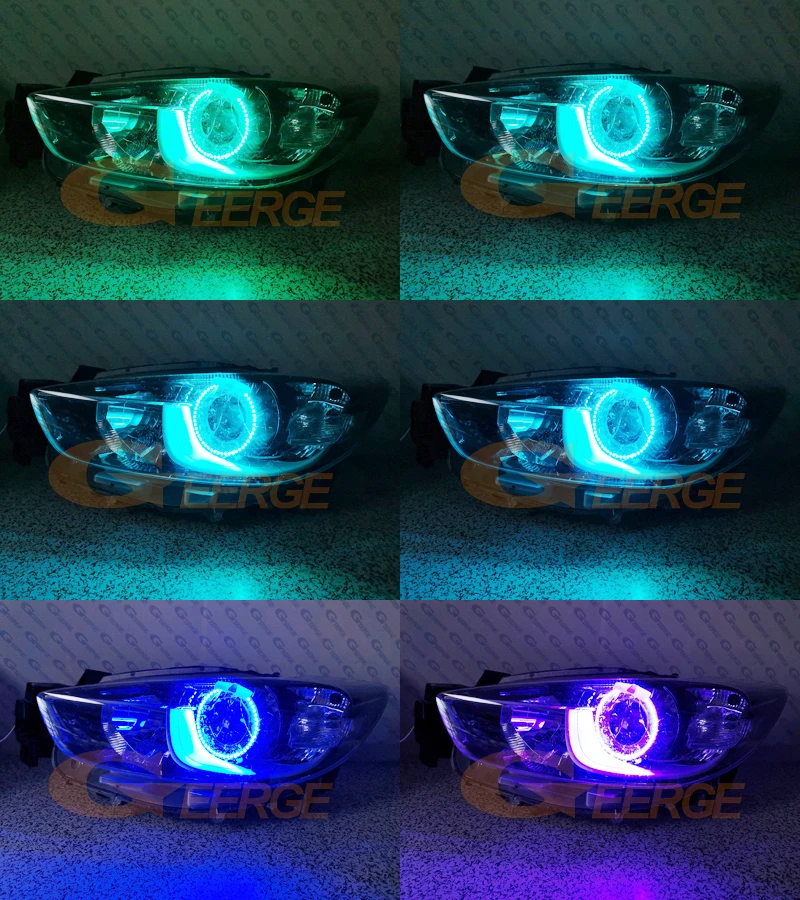 Для Mazda cx5 cx 5 2012 2013 2014 2015 RF remote Bluetooth APP многоцветный ультра яркий RGB светодиодный