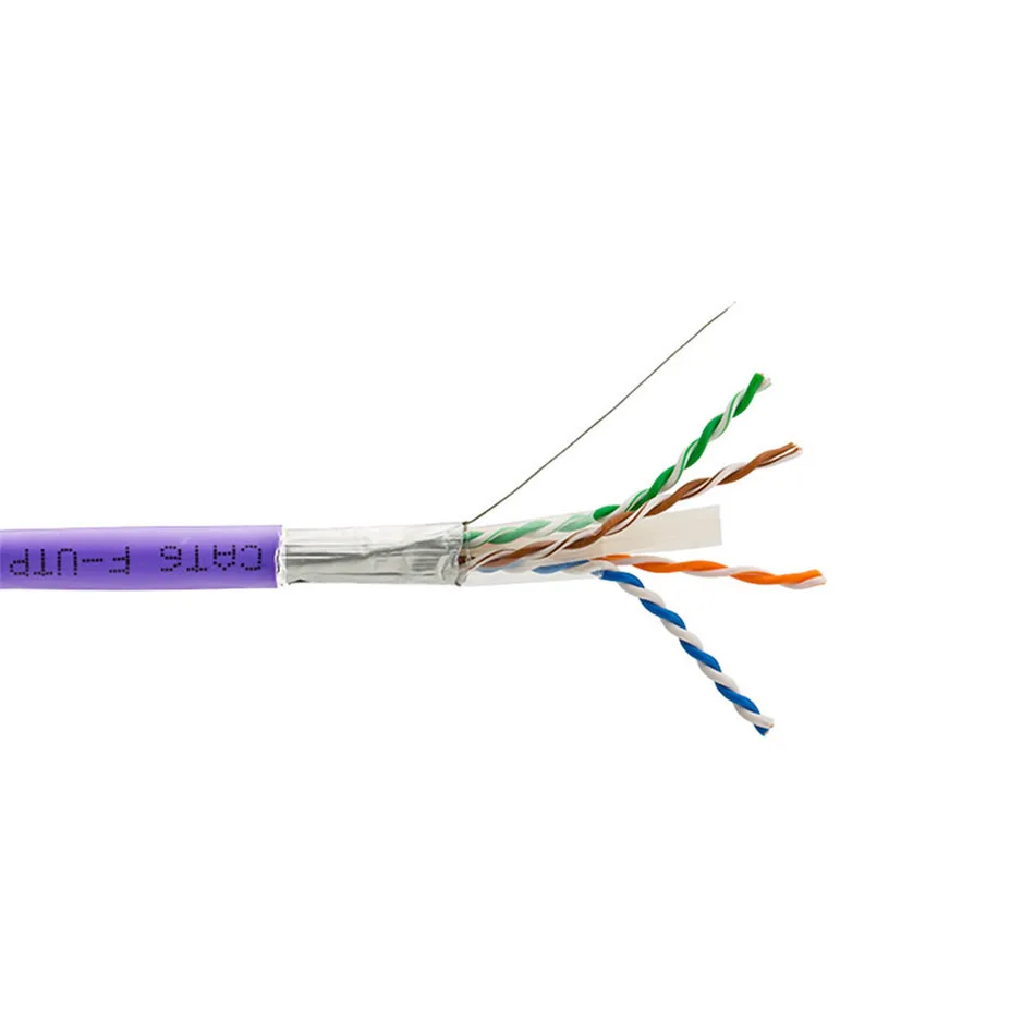 Сетевой кабель Cat6 100 м FTP витые пары 8 ядер бескислородный медный провод